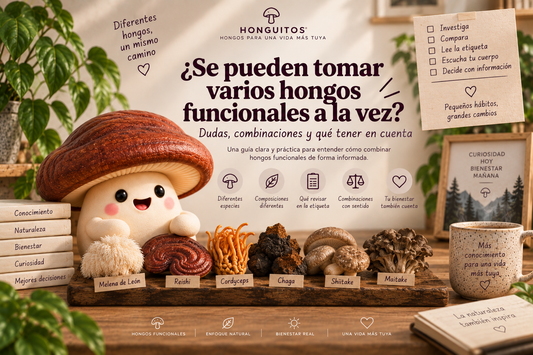 ¿Se pueden tomar varios hongos funcionales a la vez?
