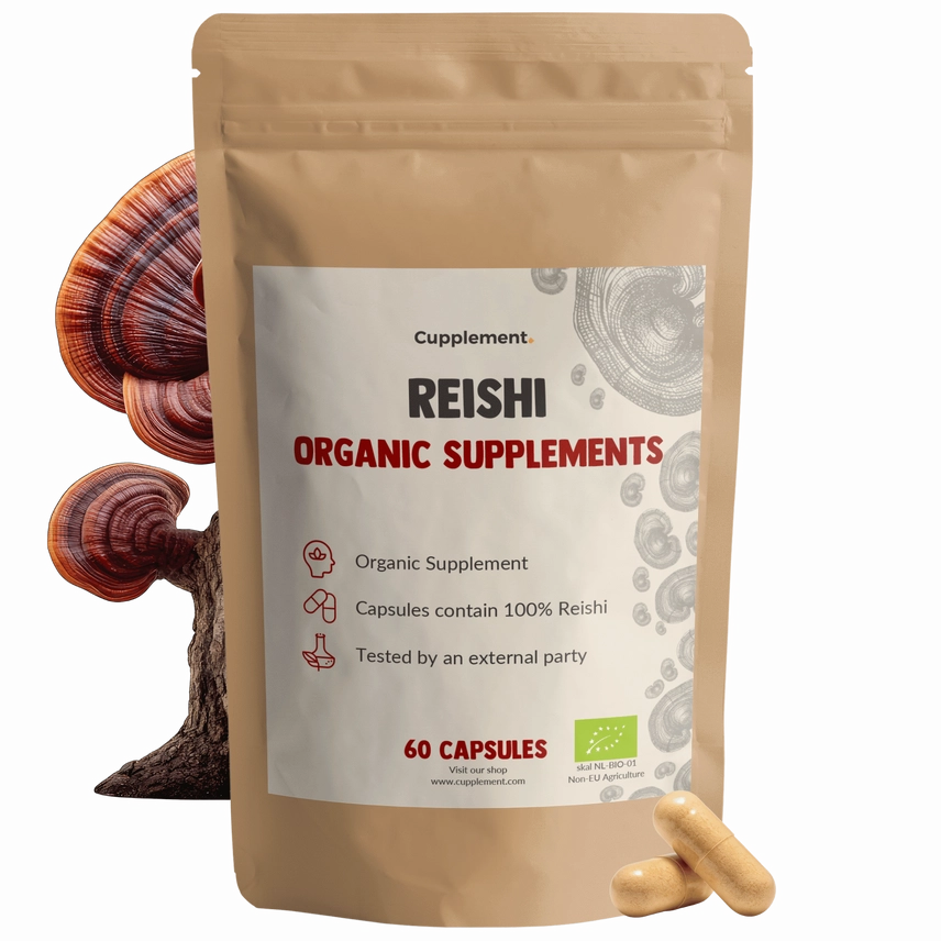 Reishi Orgánico 500 mg – 60 Cápsulas Veganas