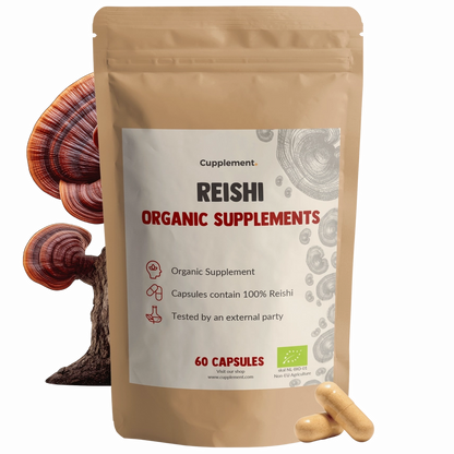 Reishi Orgánico 500 mg – 60 Cápsulas Veganas
