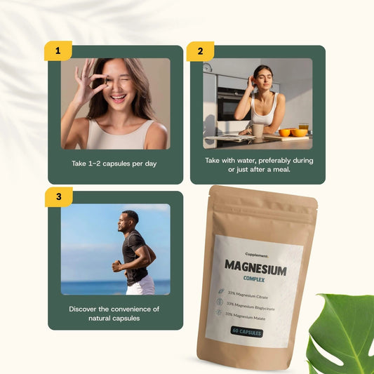 Complejo de Magnesio – 60 Cápsulas Veganas