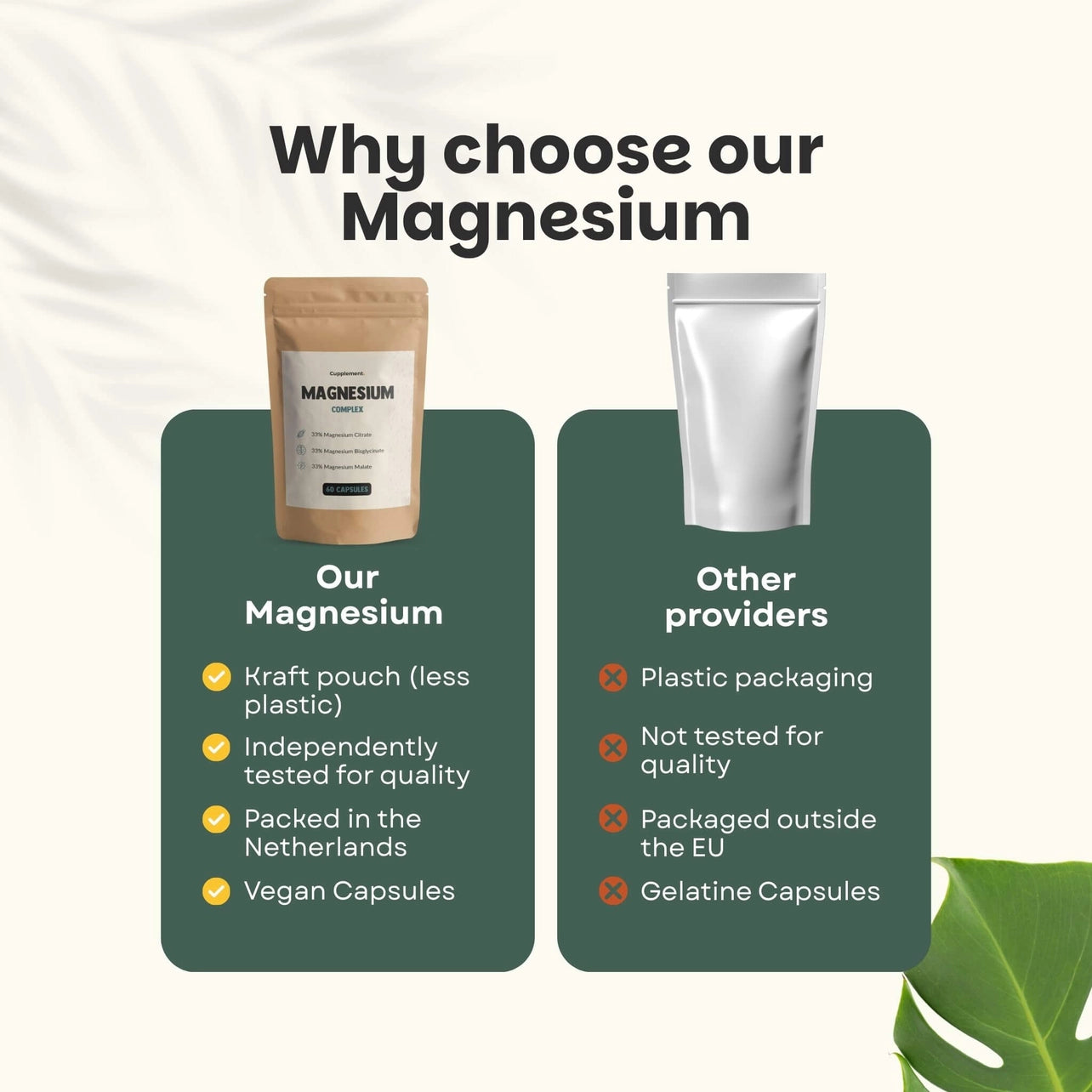 Complejo de Magnesio – 60 Cápsulas Veganas