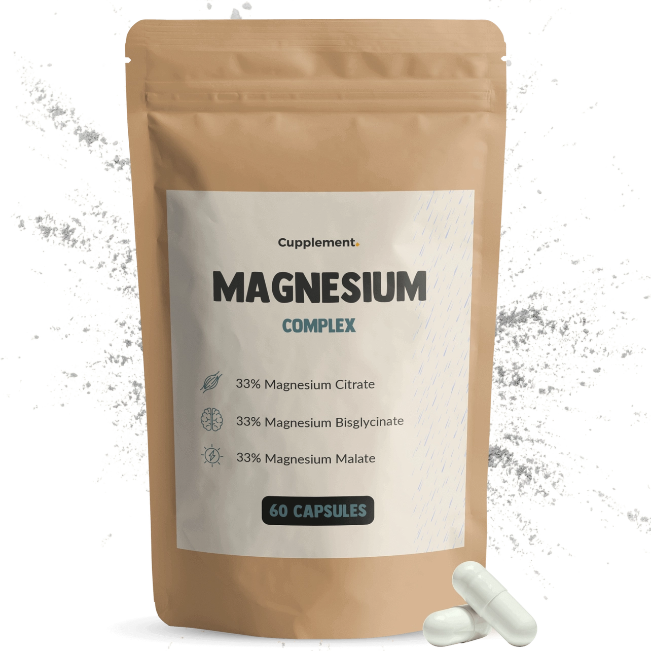 Complejo de Magnesio – 60 Cápsulas Veganas
