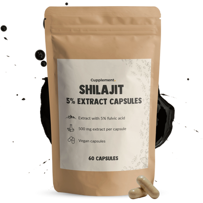 Shilajit 500 mg – 60 Cápsulas Veganas