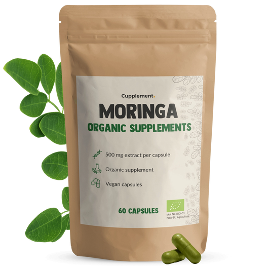 Moringa Orgánica – 60 Cápsulas Veganas