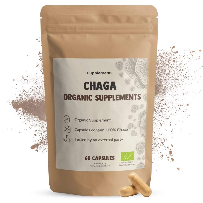 Chaga Orgánico 500 mg – 60 Cápsulas Veganas