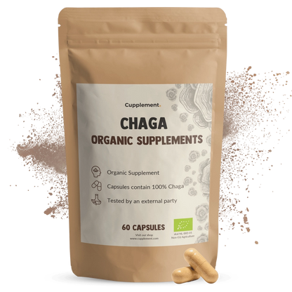 Chaga Orgánico 500 mg – 60 Cápsulas Veganas
