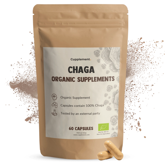 Chaga Orgánico 500 mg – 60 Cápsulas Veganas