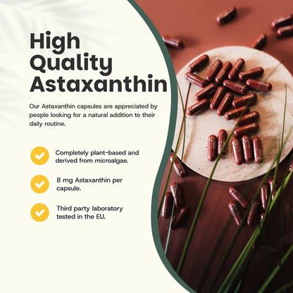 Astaxantina 8 mg – 60 Cápsulas Veganas