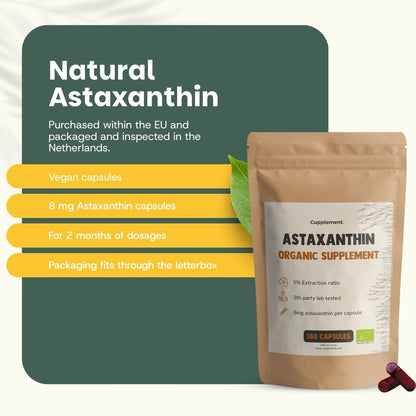 Astaxantina 8 mg – 60 Cápsulas Veganas